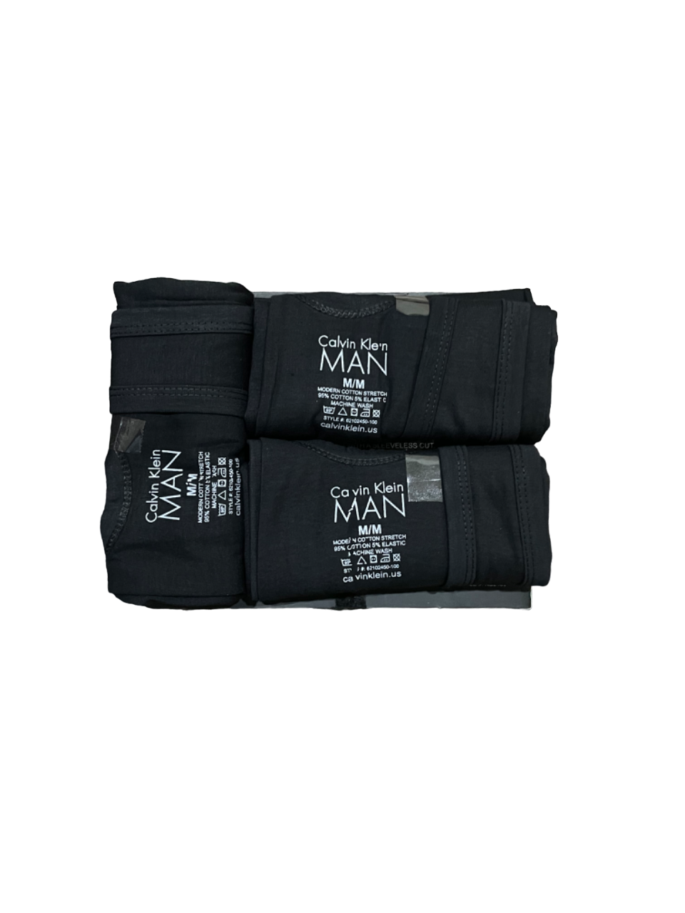 C-a-l-v-i-n K-l-e-i-n Vest Black (Pack Of 3)